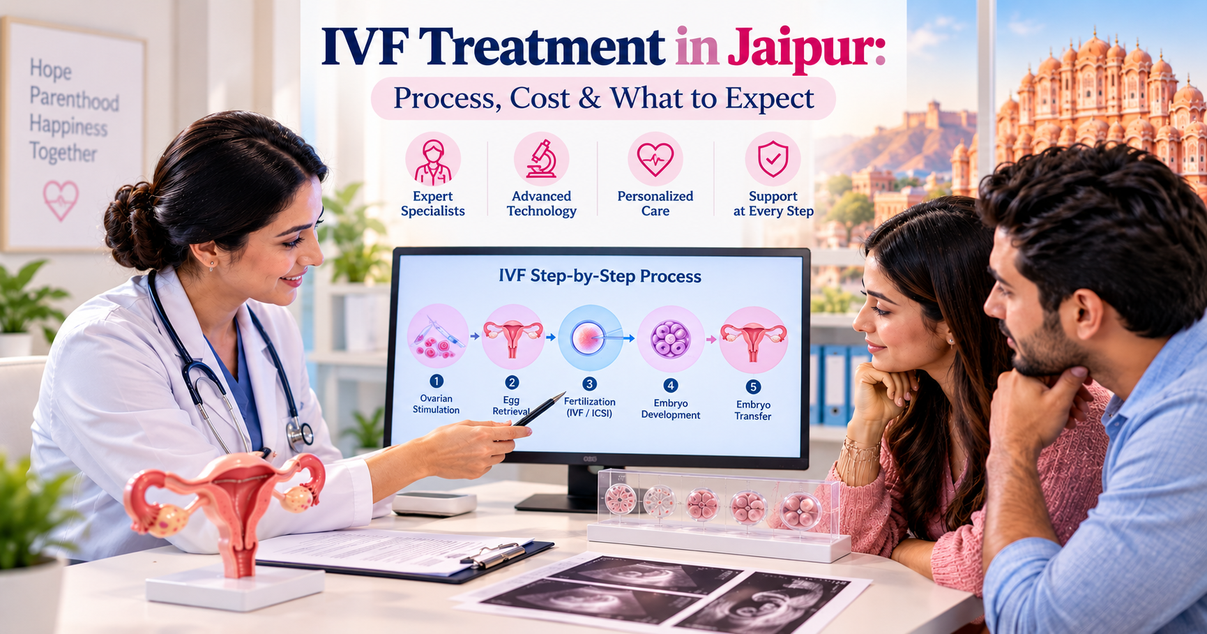 IVF Treatment in Jaipur: Process, Cost & What to Expect